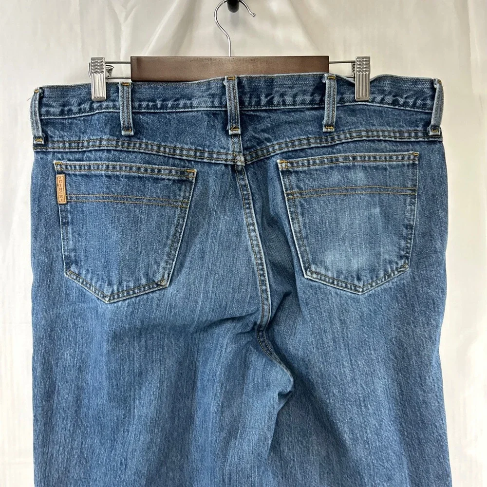 Cinch Jeans Mens 38x38 Blue Straight Leg Relaxed Fit Western Denim MB90532002
